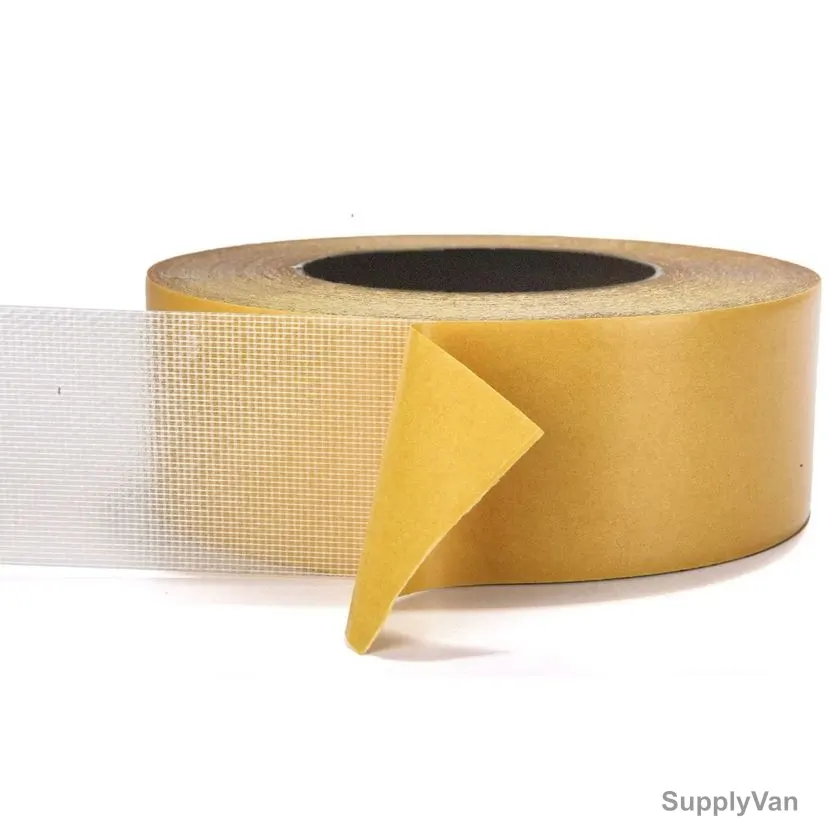 Heavy Duty Double Sided Mesh Tape, 50MM Width x 25 Mtrs Length — image 1