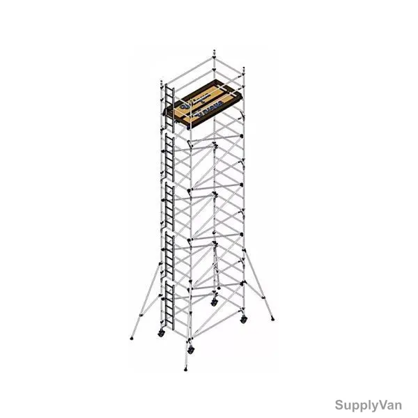 Unique Double Width Scaffolding Tower, USDW-10-30, Aluminium, 10.30 Mtrs, 250 Kg — image 1