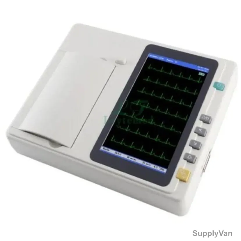 6 Channel ECG Machine, ECG-06, 7 Inch Display Size