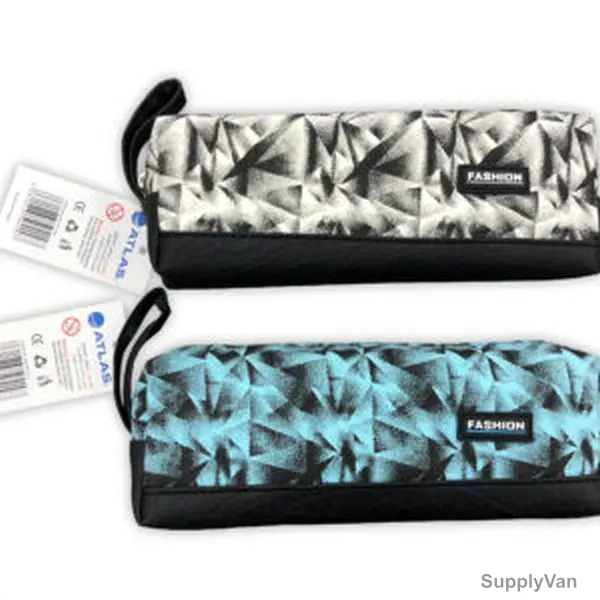 Atlas Boy Pencil Case, AS-PP-010, Blue/Grey, 2 Pcs/Set