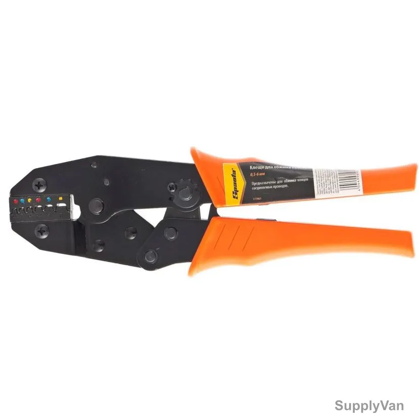 Sparta Crimping Plier With Plastic Handle, 177065, 0.5-6MM Cutting Capacity