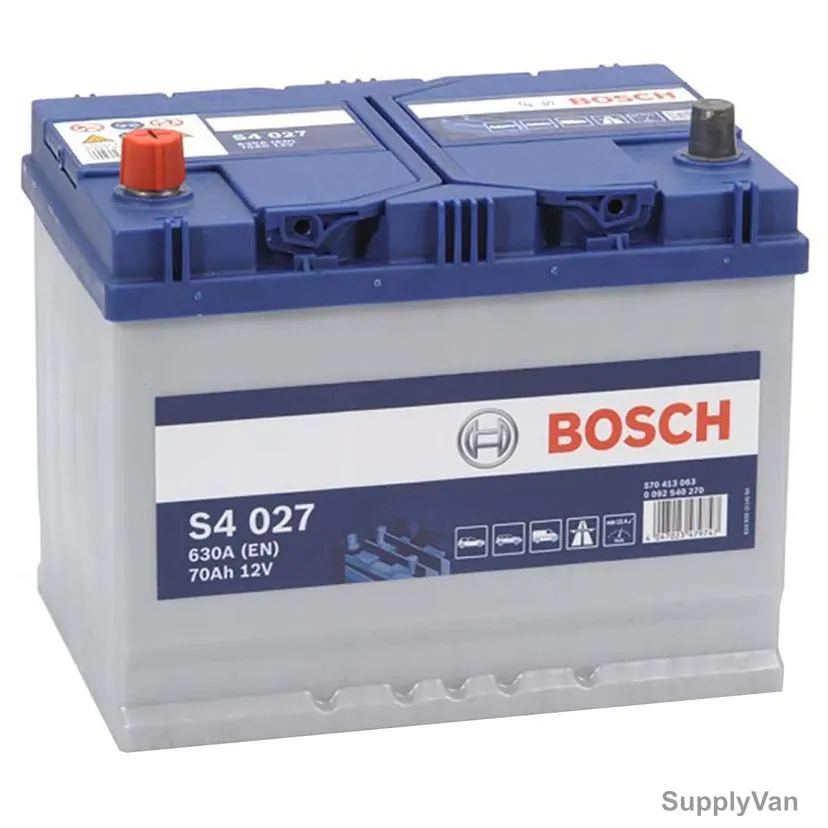 Bosch S4 027 Car Battery, 0092S40270, 80D26R, 12V, 70Ah, 630A — image 1