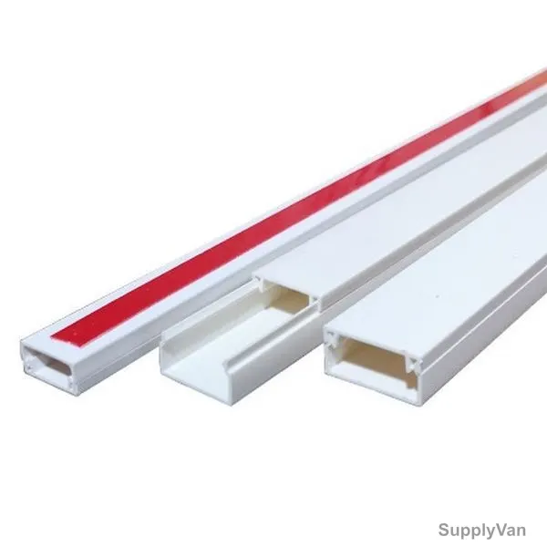 Self Adhesive Trunking, PVC, 25MM Height x 38MM Width x 3 Mtrs Length