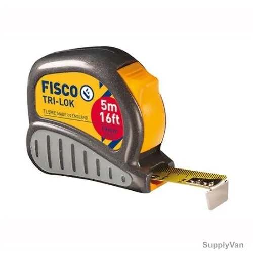 Fisco Measuring Tape, TL5ME, Tri-Lok, 5 Mtrs x 19MM — image 1