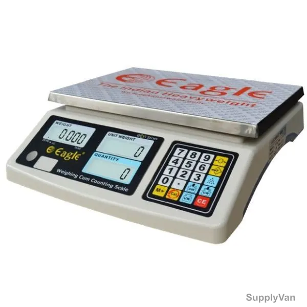 Eagle Counting Cum Weighing Scale, T-30-CT, 30 Kg Capacity, 310 x 225MM Platform — image 1
