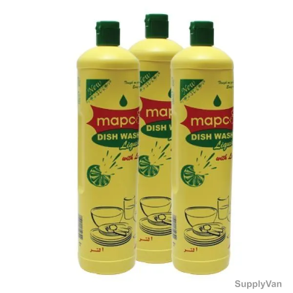 Hotpack Mapco Dishwash Liquid Cleaner, DWL, 1 Liter, PK12