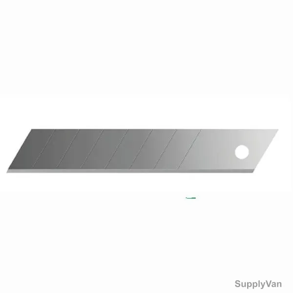 Uken Snap-Off Cutter Blade, U6247, 25MM, Silver, 10 Pcs/Pack