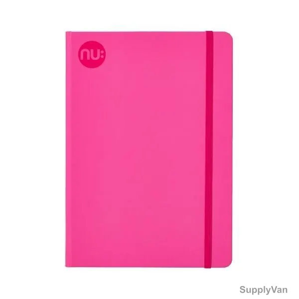 Nuco Journal Spectrum Notebook, NUJSA5PK, A5, A5, 80 gsm, 160 Pages, Pink