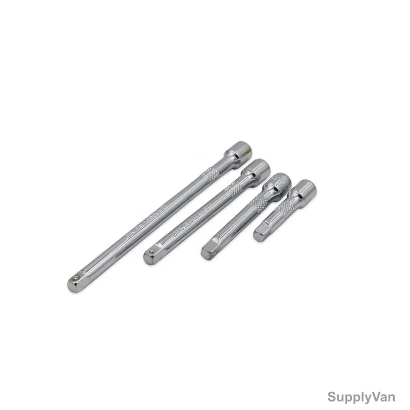 Henglida Extension Bar Set, MC89-EXTRD4, Chrome, 1/4 Inch, Silver, 4 Pcs/Set — image 1