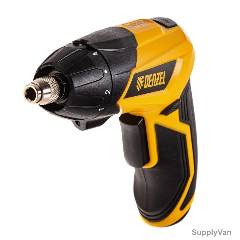 Denzel Cordless Screwdriver With 54 Bits Set, CSL-3.6-01, 3.6V, Li-Ion, 4 Nm, 10+1 Torque Setting, 200 RPM, 55 Pcs/Set — image 1