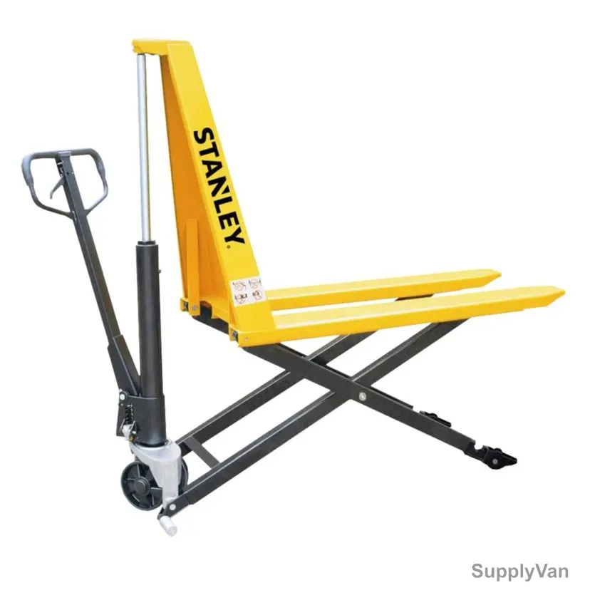 Stanley Scissor Pallet Truck, SXWTI-CPT-SCIS10, 550MM Fork Width x 800MM Fork Length, 1000 Kg Weight Capacity 