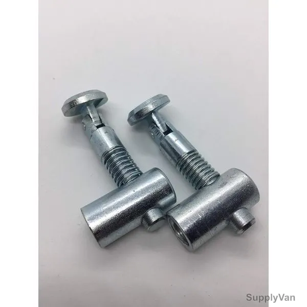 Extrusion 180 Degree Single Head Anchor, 30 Series, Metal, PK2