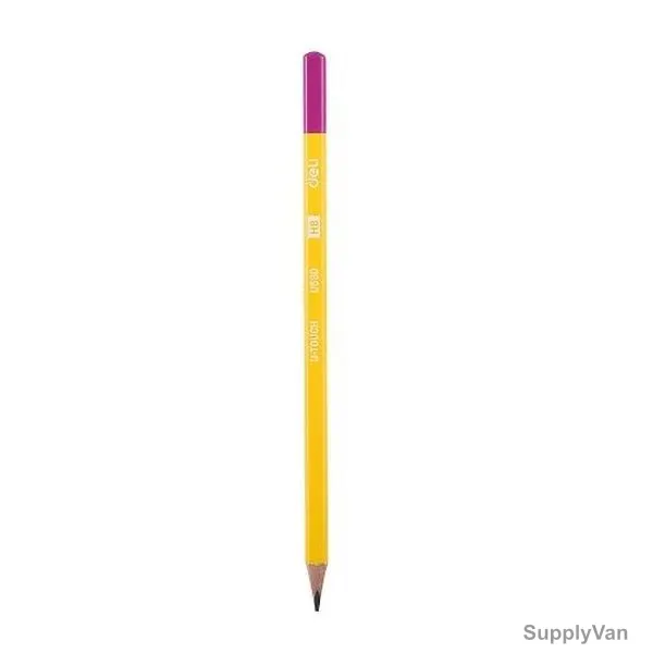 Deli Triangular Shape HB Graphite Pencil, EU53000, Yellow, 12 Pcs/Pack