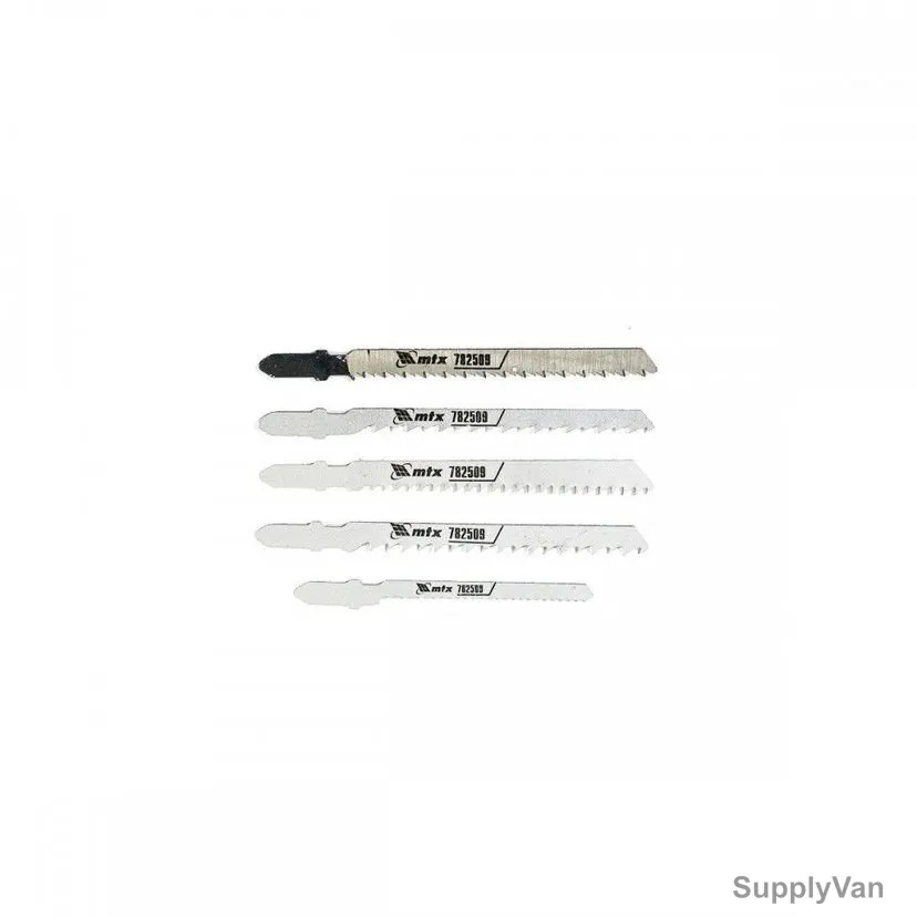 Mtx Jigsaw Blade For Wood, 782509, 5 Pcs/Set — image 1