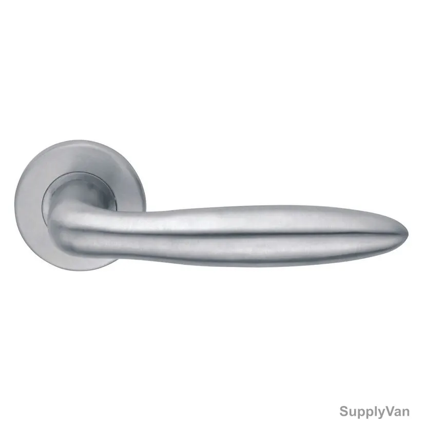 Dorfit Solid Mortise Rose Lever Handle, DTSH024, SS, Satin