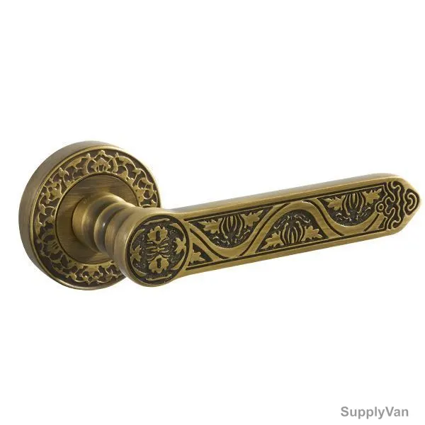 Doganlar Door Handle, Barok, Zinc, Bronze