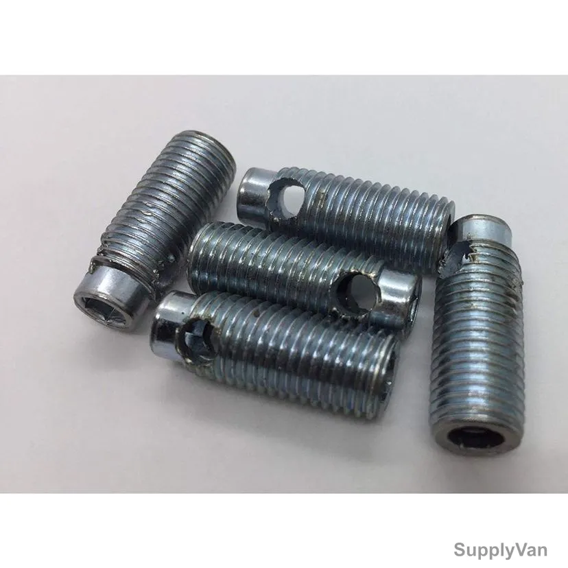 Extrusion Threaded Throat Bolt, Metal, M10, PK5