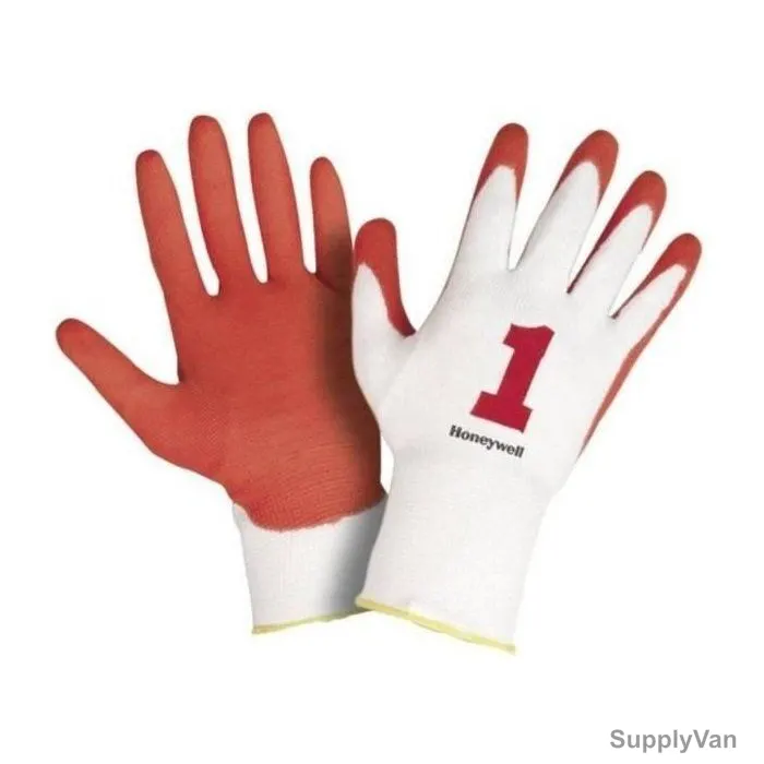 Honeywell Gloves, CVE, Check and Go, Size10, Red and White, PK20