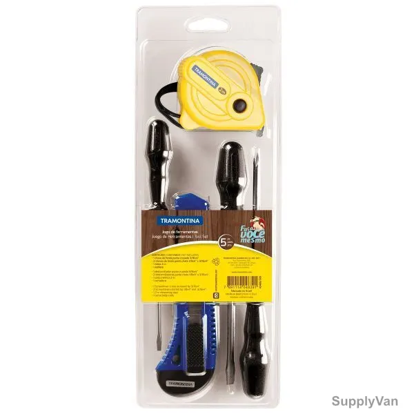 Tramontina Hand Tool Set, 43408500, 5 Pcs/Set