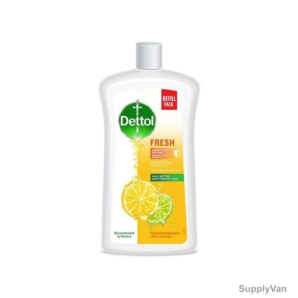 Dettol Anti-Bacterial Fresh Handwash, Citrus and Orange Blossom, 1 Ltr — image 1
