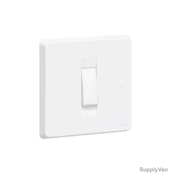 Tenby Light Switch, 7712, 1 Gang, 2 Way, 10A, 250VAC