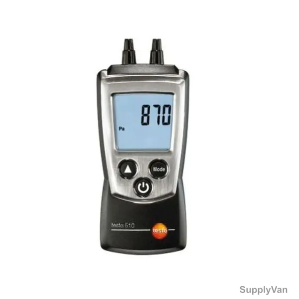 Testo Pressure Measuring Instrument, 510, 0 to 50 Deg.C