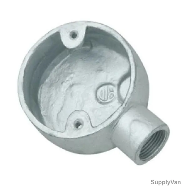 Burn Terminal Junction Box, BN-L101, Galvanised Steel, 20MM
