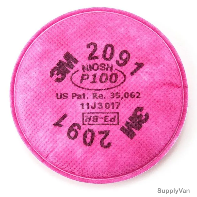 3M Particulate Filter, 3M2091, P100, Pink