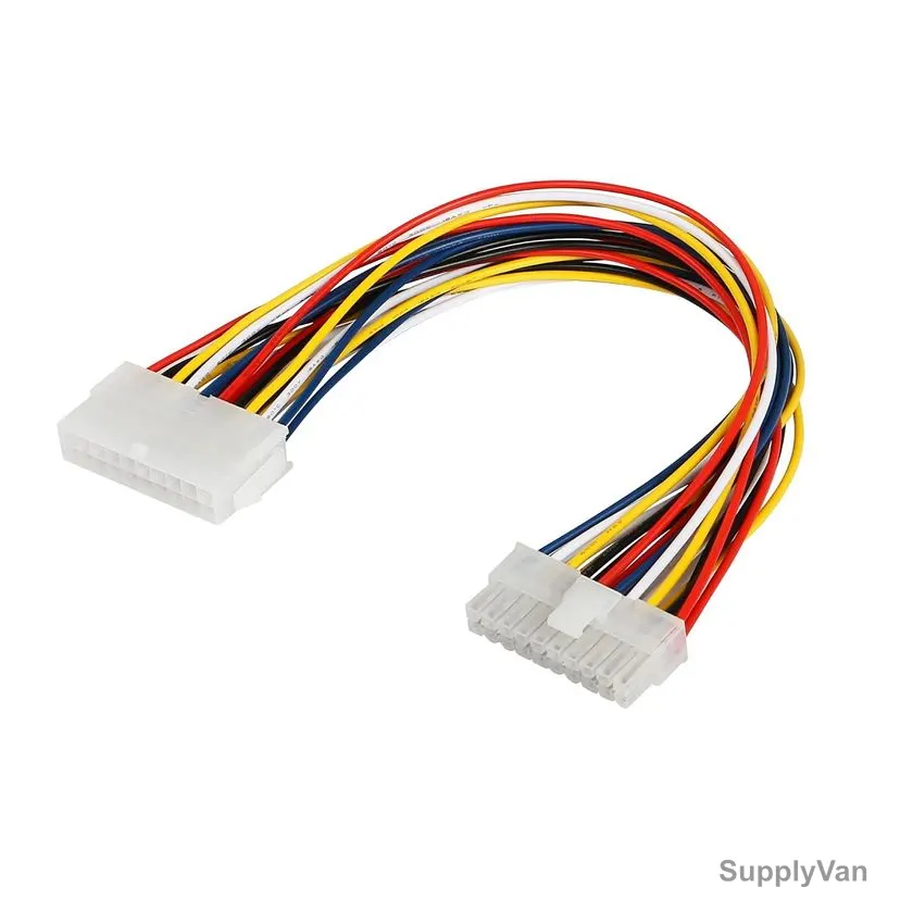 Cerrxian ATX 20 Pin Male To 20 Pin Female Power Supply Extension Cable For Computer PC, 30CM Length