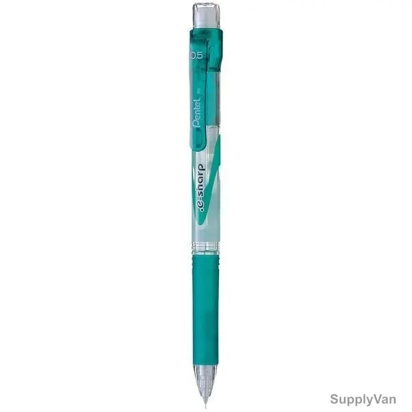 Pentel Mechanical Pencil, PE-AZ125R-D, E-Sharp, 0.5MM, Green, 12 Pcs/Pack