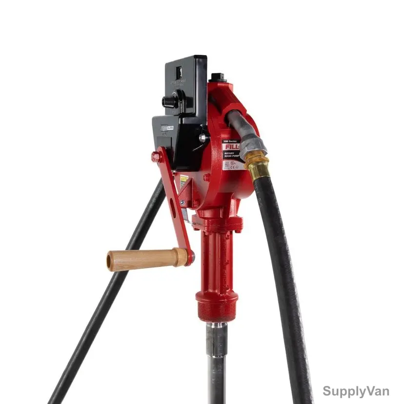 Fill-Rite Rotary Hand-Operated Fuel Transfer Pump, FR112CL, Aluminium, 38 Ltrs/100 Revs Flow Rate — image 1