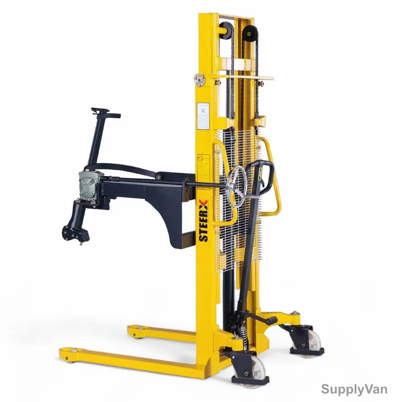 Steerx Manual Drum Stacker, SDS450, Steel, 1600MM Lifting Height, 450 Kg Weight Capacity — image 1