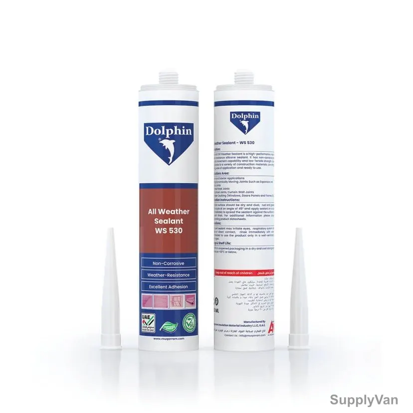Dolphin Silicone Sealant, WS-530, 290ML, PK24