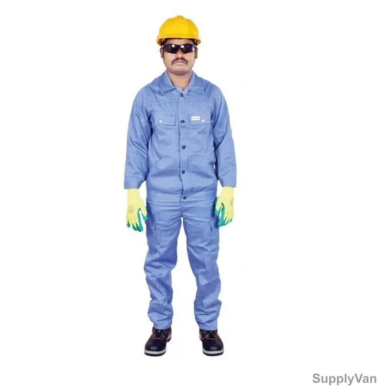 Vaultex Pant and Shirt, BHO, Twill Cotton, 2XL, Petrol Blue