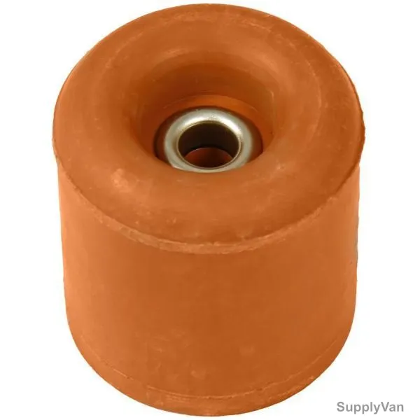 Door Stopper, Rubber, 50MM, Orange