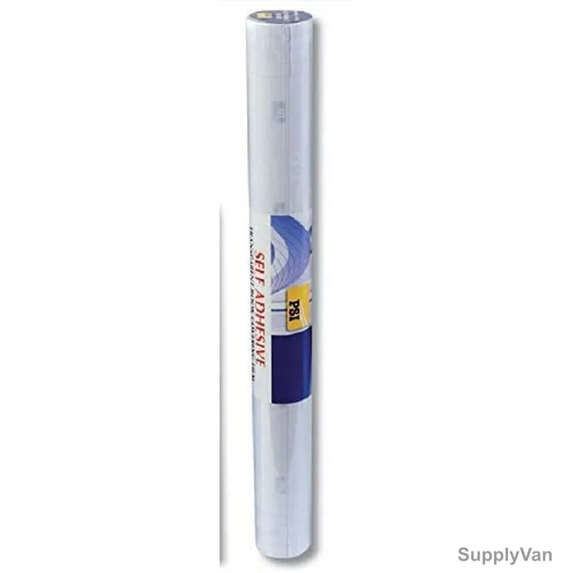 PSI Self Adhesive Covering Film, PSCR45X10Y, 45CM x 9 Mtrs, Clear