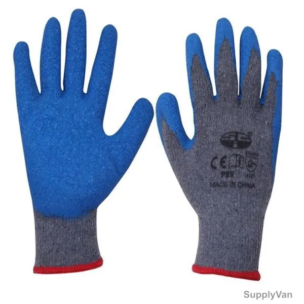 Ski Latex Coated Gloves, PEV, Size10, Blue, PK12