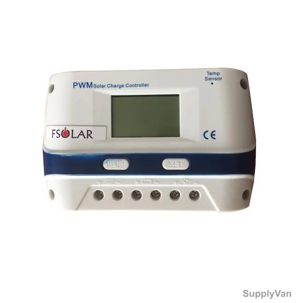 Fsolar Electrode Solar Charge Controller, 12-48VDC, 40A, White