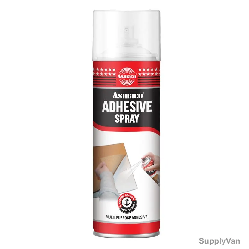 Asmaco Adhesive Spray, 500ML, 6 Pcs/Carton