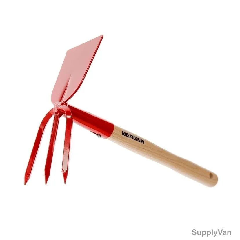 Berger Hoe W/Fork, 5630, Metal, Red, PK20