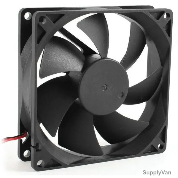 Computer Case CPU Cooling Fan, 12V, 92MM, Black