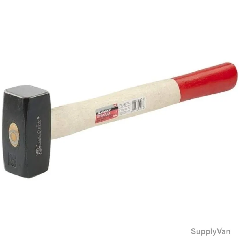 Mtx Sledge Hammer With Wooden Handle, 109029, Forged Steel, 1 Kg Head Weight — image 1