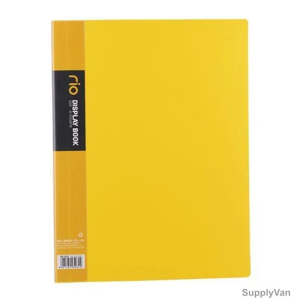 Deli Display File, E5031, Rio, 10 Pocket, Yellow