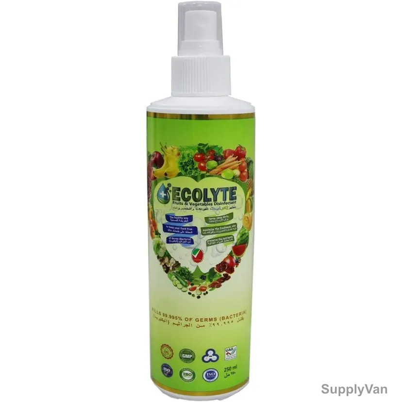 Ecolyte Plus 100% Natural Fruits and Vegetables Disinfectant, 250ML — image 1