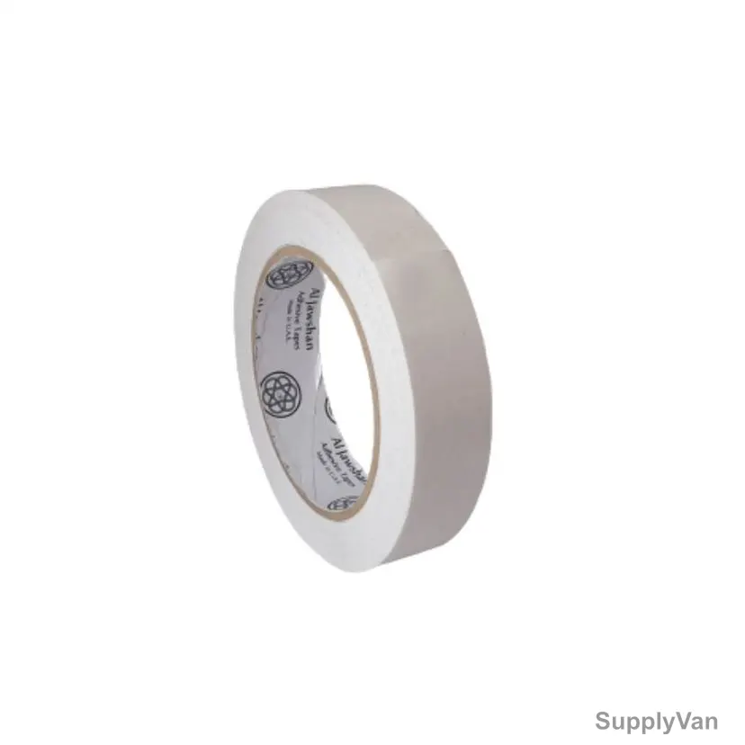 Double Sided Tissue Tape, 24MM Width x 25 Yards, White, 3 Rolls/Pack