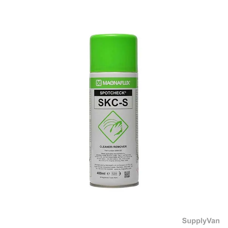 Magnaflux NDT Cleaner and Remover, SKC-S, Spotcheck, 400ML
