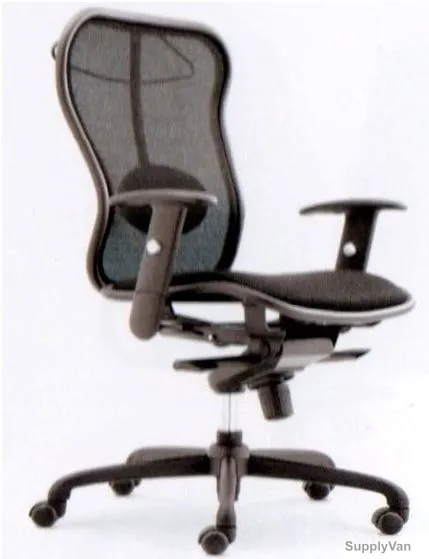 Avon Furniture Executive Office Chair, AV-F85A2, Medium Back, Adjustable Arm
