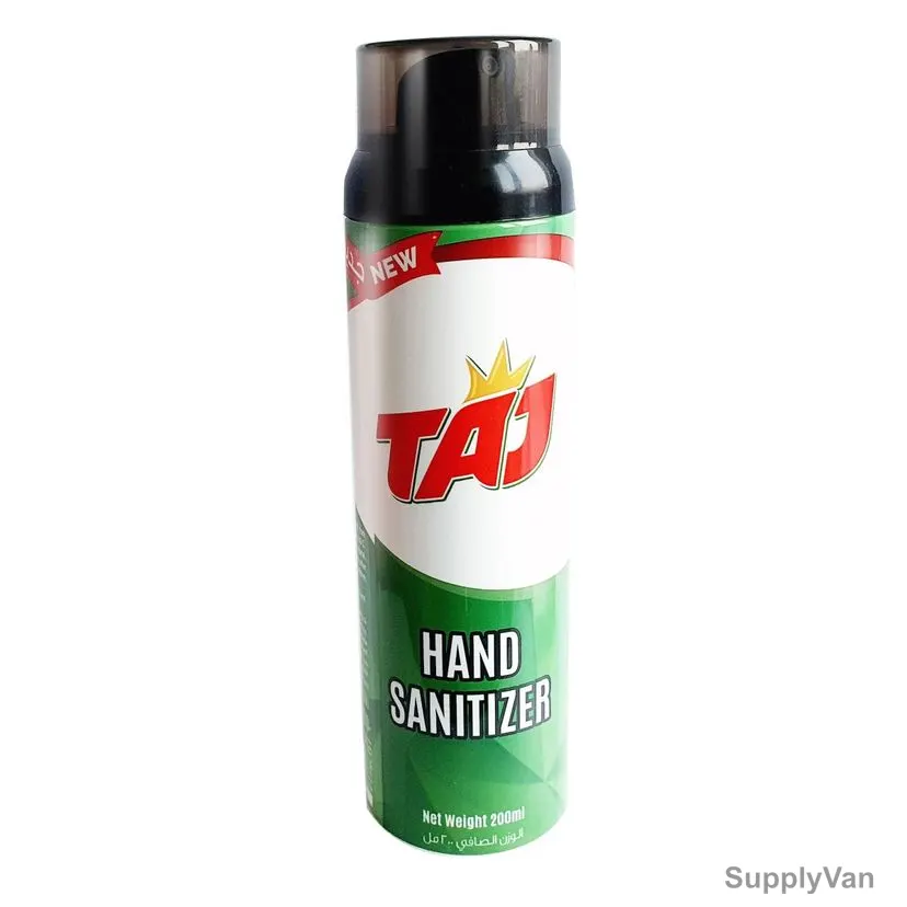 Taj Hand Sanitizer Spray, 200ML, 24 Pcs/Pack