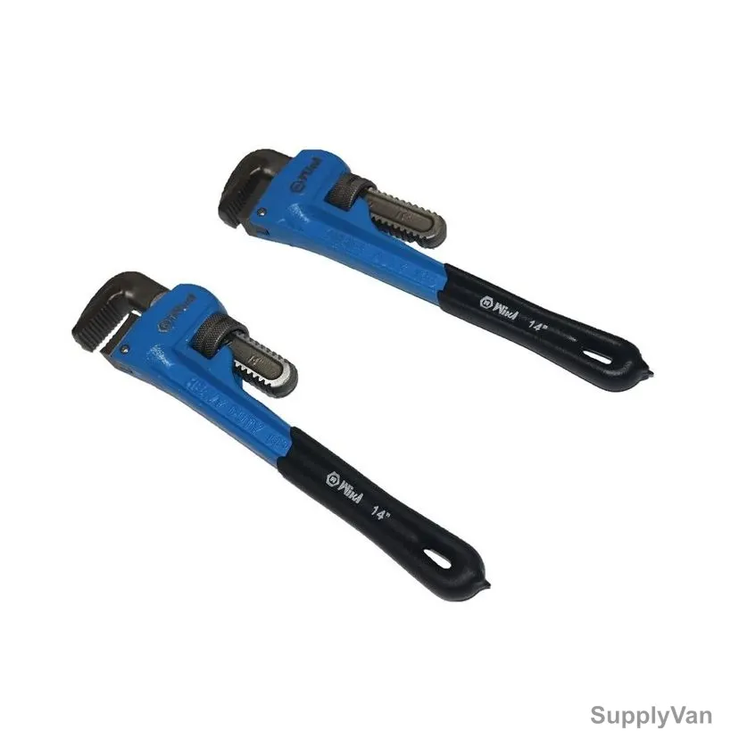 Wika Pipe Wrench, WK12017, Forged Steel, 8 Inch