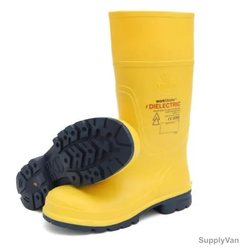 Respirex Dielectric Boot, RESPIREX-BOOTS-41, WorkMaster, Size41, Yellow